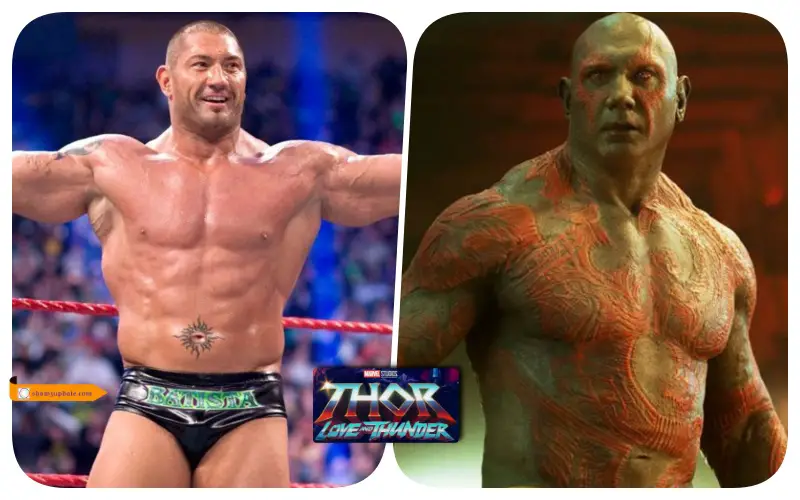  Dave Bautista portrays  Drax the Destroyer