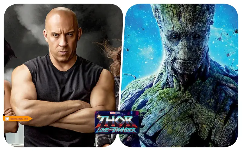  Vin Diesel portrays Groot