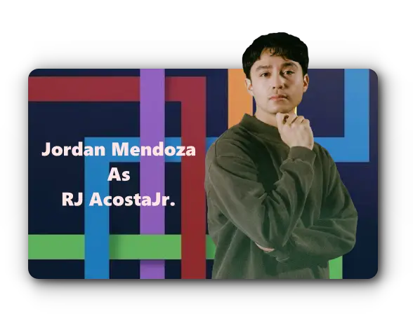 Jordan Mendoza As RJ AcostaJr.